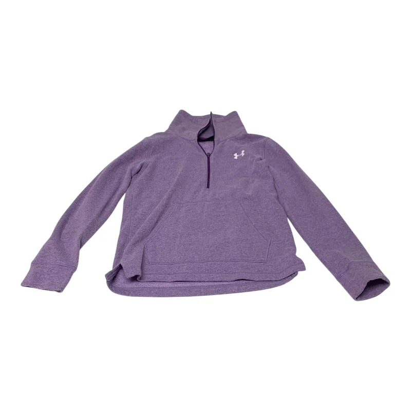 sweatshirts men nomad stripe -Sweatshirt Collar By Under Armour In Purple, Size: S