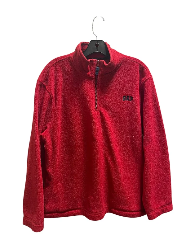 ramie-silk sweatshirts natural -Sweatshirt Crewneck By Gap In Red, Size: L