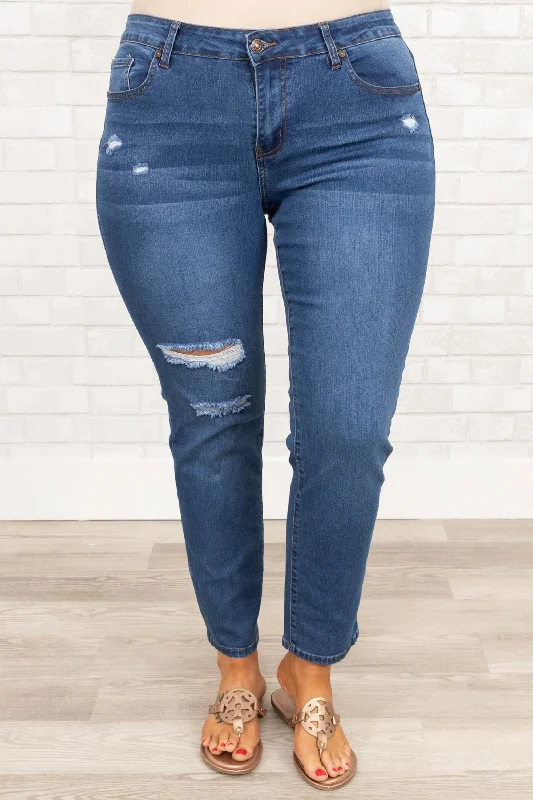 Naturally You Jeggings, Medium Wash