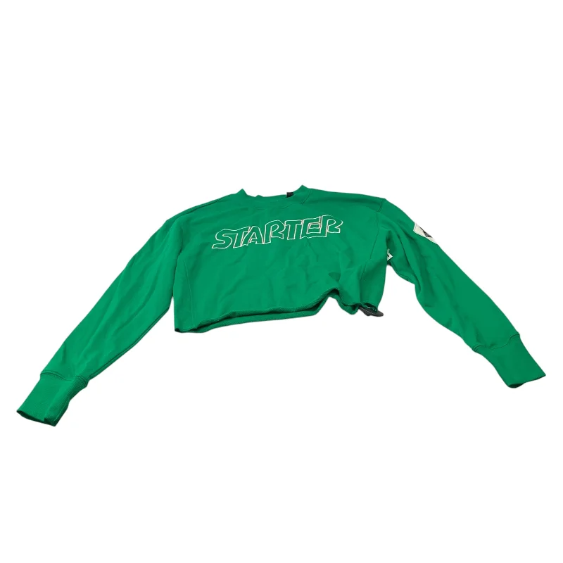 boucle sweatshirts plush warmth -Sweatshirt Crewneck By Clothes Mentor In Green, Size: Xl