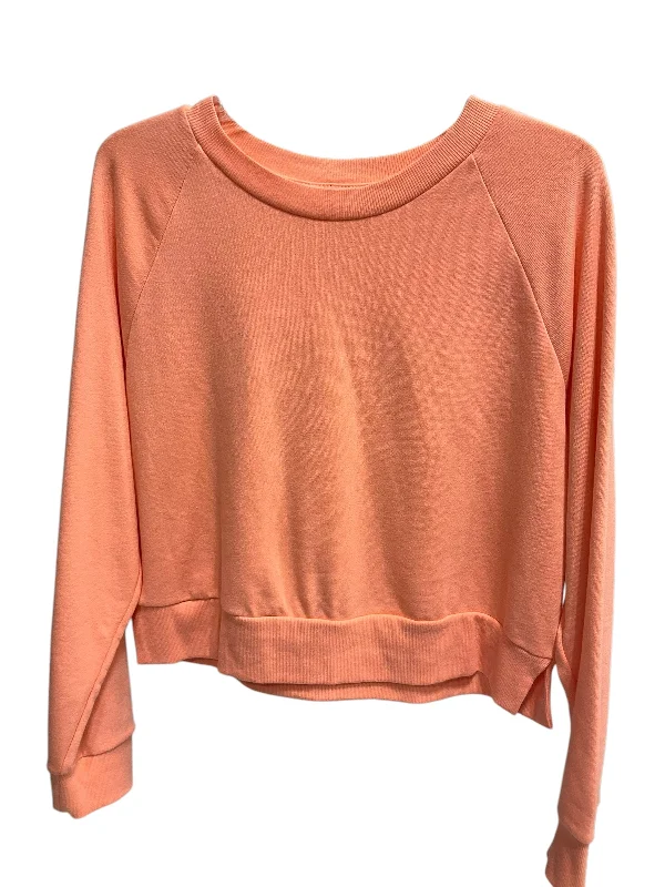 jute-wool sweatshirts rustic -Sweatshirt Crewneck By Colsie In Orange, Size: M