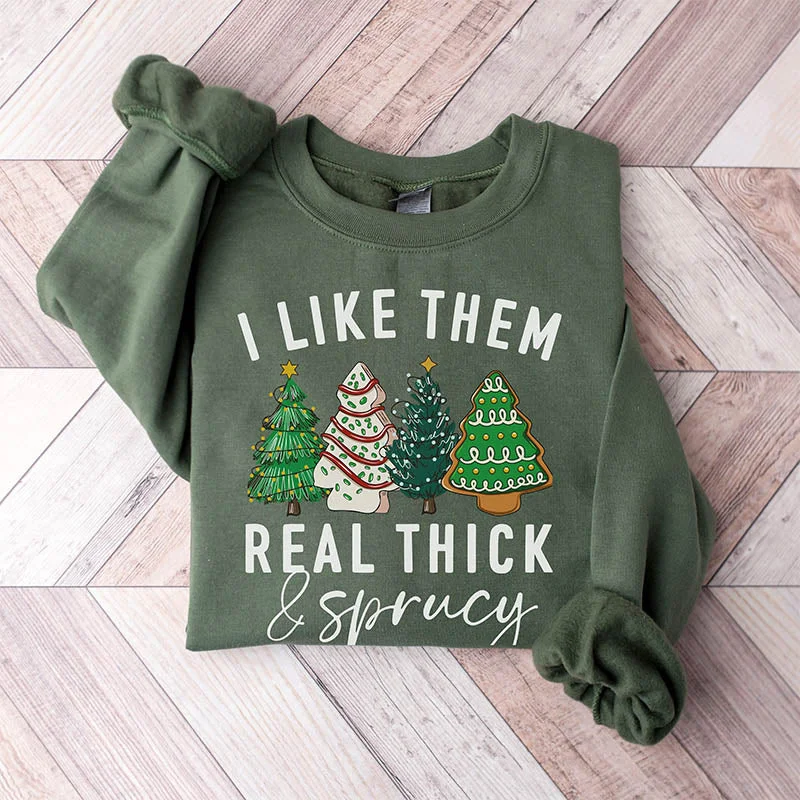 sweatshirts women dusk purple -I like them Real Thick and Sprucy Sweatshirt