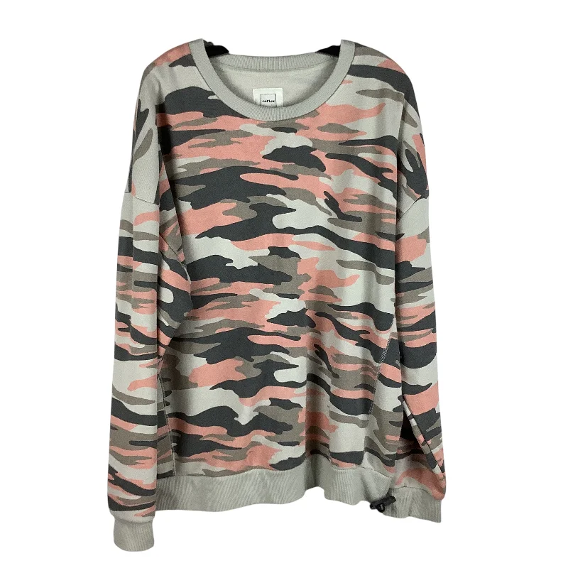 sweatshirts kids starry design -Sweatshirt Crewneck By Reflex In Camouflage Print, Size: 2x