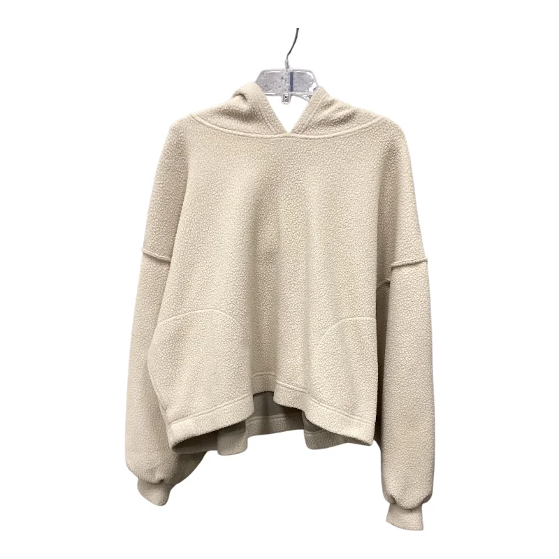 ochre sweatshirts golden warmth -Sweatshirt Hoodie By Free People In Beige, Size: M