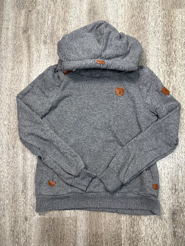 long sweatshirts evening wrap -Sweatshirt Hoodie By Wanakome In Grey, Size: L