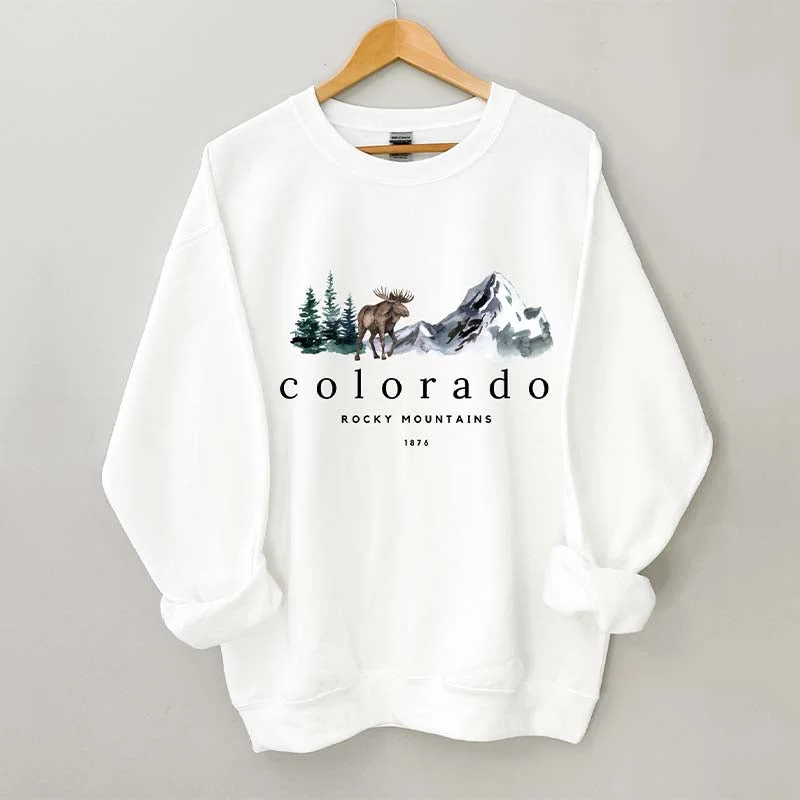 sweatshirts kids meteor design -Colorado Mountain Sweatshirt