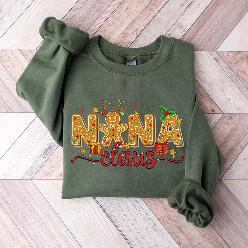 basalt sweatshirts dark shine -Nana Claus Gift Sweatshirt