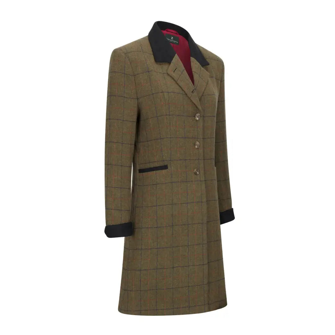 jacket women soft azure -New Forest Lizzie Tweed Coat