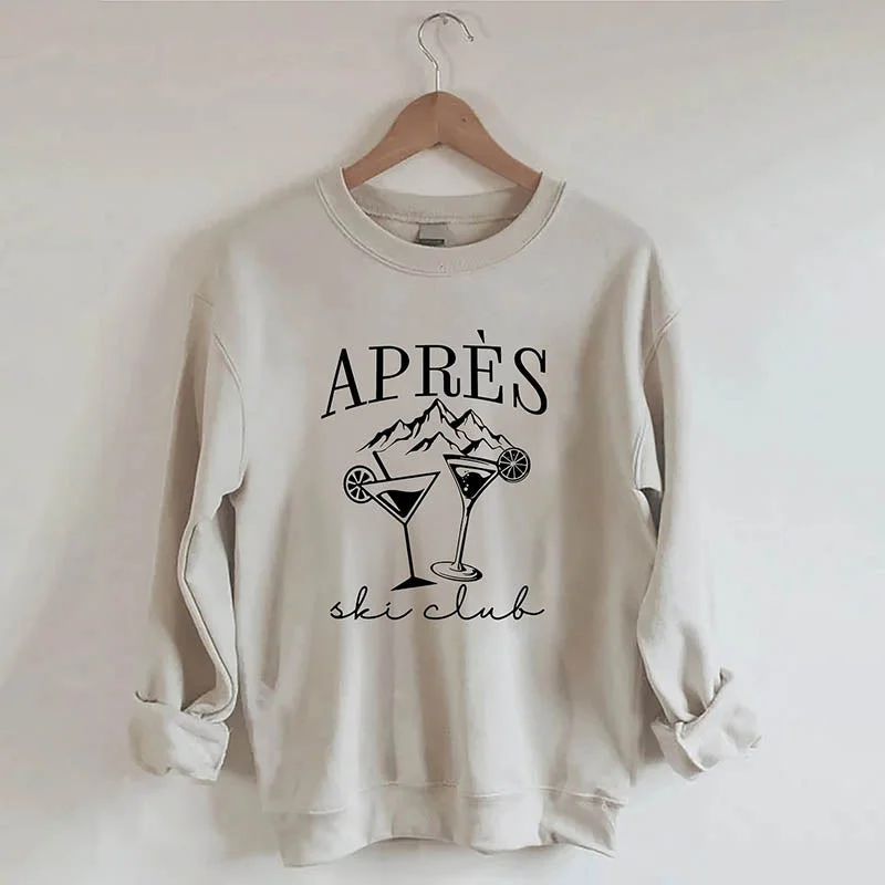 sweatshirts with bead trim -Apres Ski Club Sweatshirt