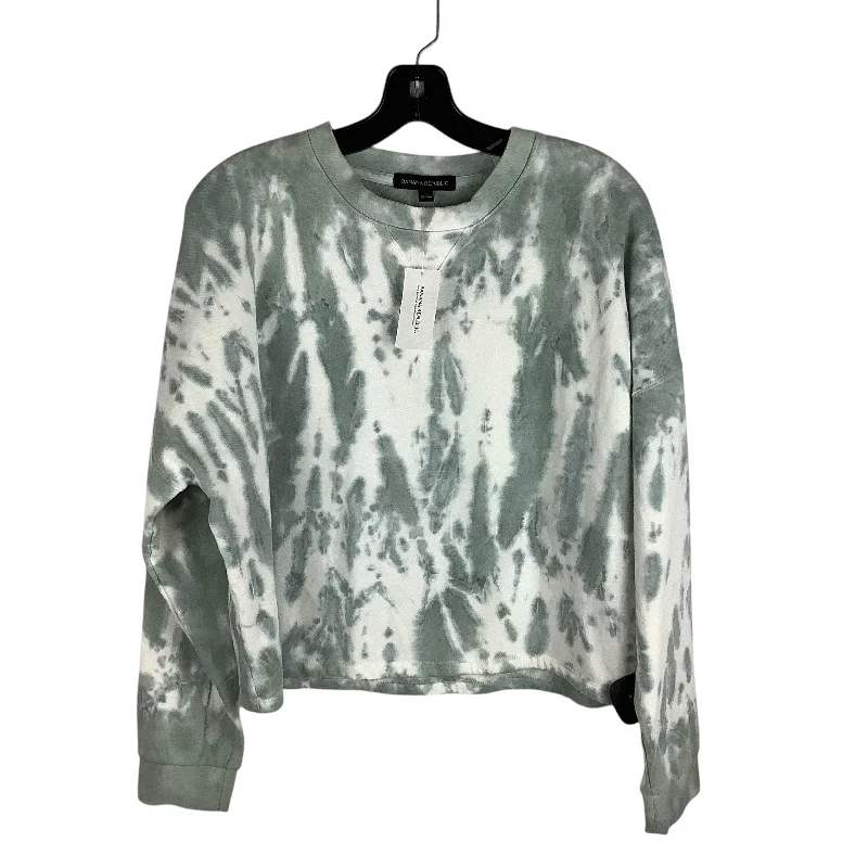 sweatshirts men spliced camo -Sweatshirt Crewneck By Banana Republic In Tie Dye Print, Size: M