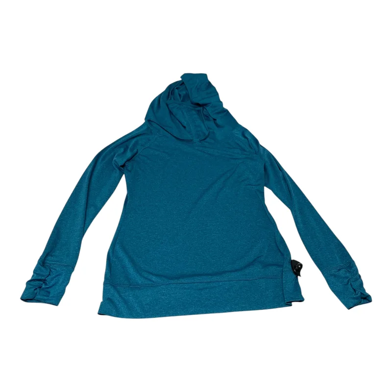 boucle-tulle sweatshirts fuzzy -Athletic Sweatshirt Hoodie By Champion In Blue, Size: S