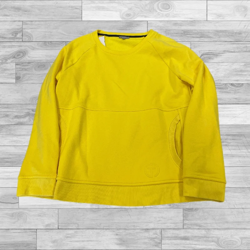 shale sweatshirts muted glow -Sweatshirt Crewneck By Talbots In Yellow, Size: M