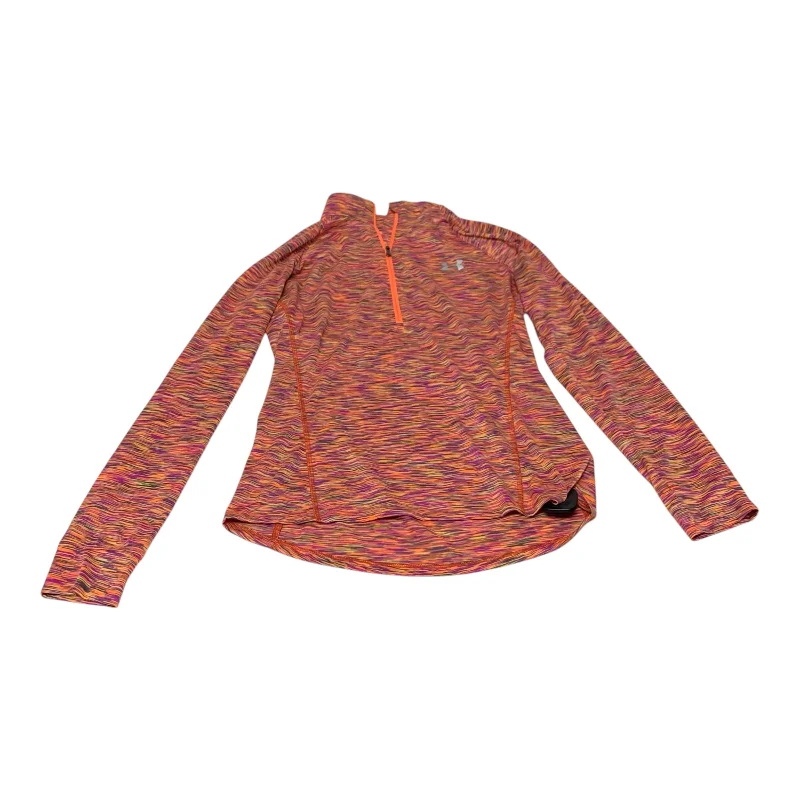 short sweatshirts lounge layer -Athletic Sweatshirt Collar By Under Armour In Orange & Pink, Size: S