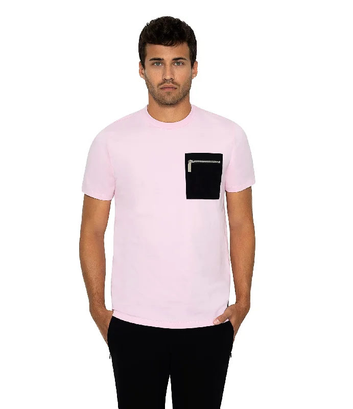 crimson loose t-shirts -Bertigo Stretch Short-Sleeve Tshirts | ORSO ZP PINK T-SHIRT