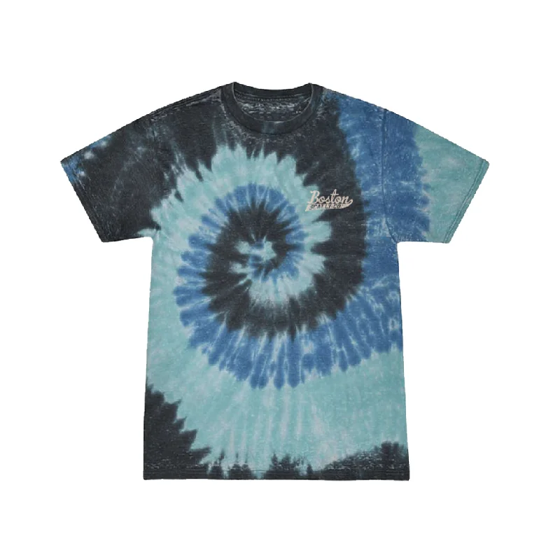 kids active t-shirts -Boston Scally The Captain Treasure Edition Shirt - Sea Tie Dye