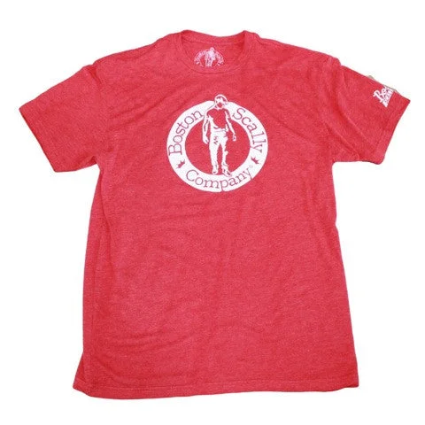 form cozy t-shirts -Boston Scally The Tee - Red