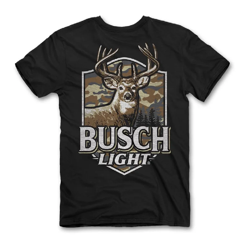 airy dusk t-shirts -Busch Light - Buck Camo T-Shirt