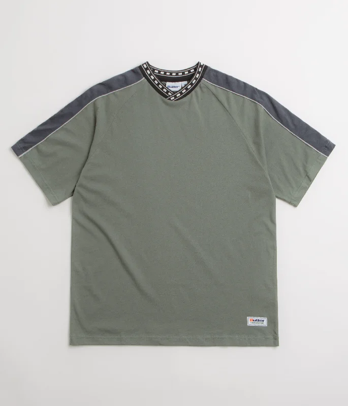 swing cozy t-shirts -Butter Goods Drift T-Shirt - Safari