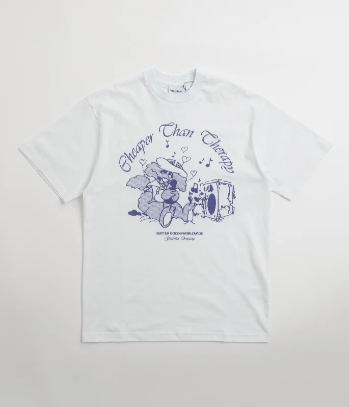 lapis cozy t-shirts -Butter Goods Karaoke T-Shirt - White