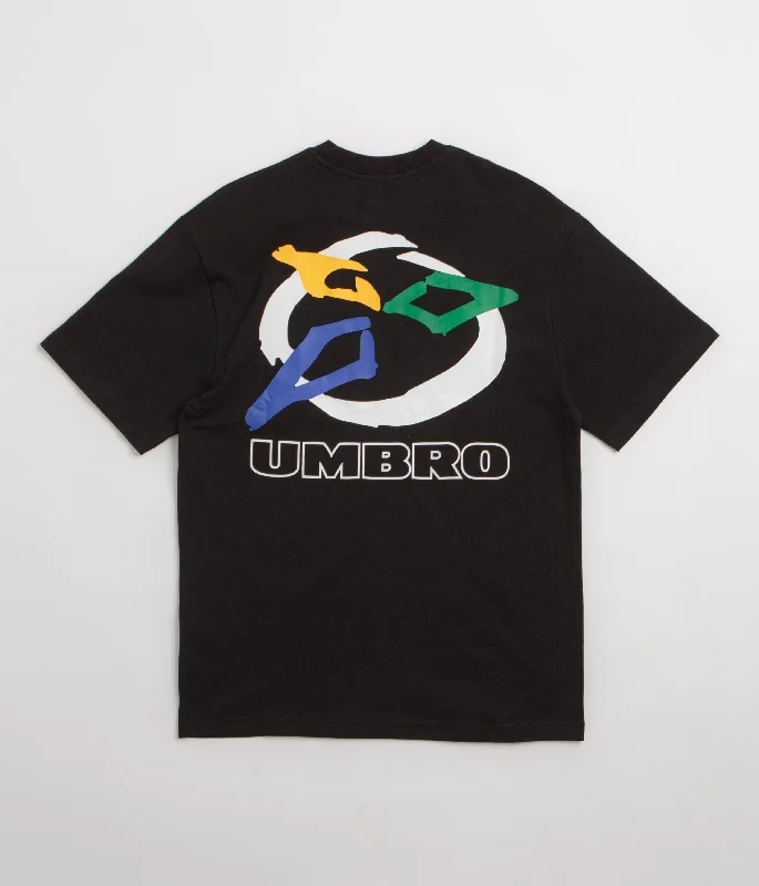 cerise splash t-shirts -Butter Goods x Umbro Ball T-Shirt - Black