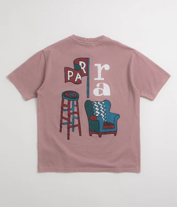 rose soft t-shirts -by Parra Furniture Sale T-Shirt - Dusty Rose