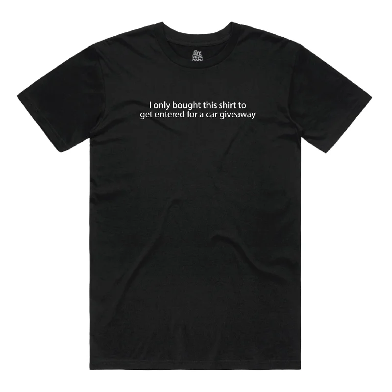 bold soft t-shirts -Car Giveaway Tee