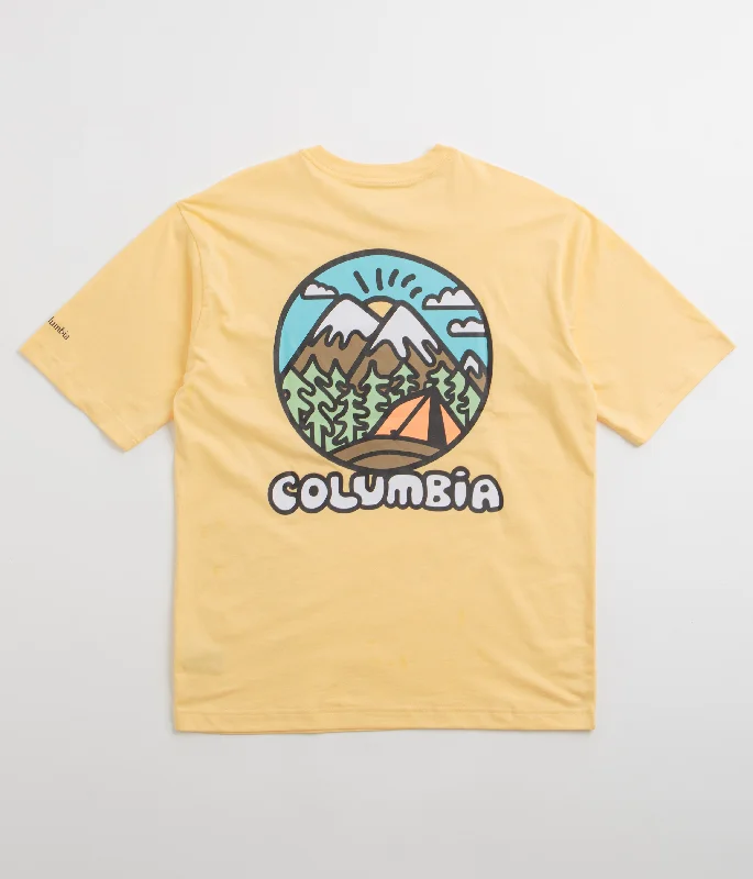 fern gym t-shirts -Columbia Camp Keller Graphic T-Shirt - Sunkissed