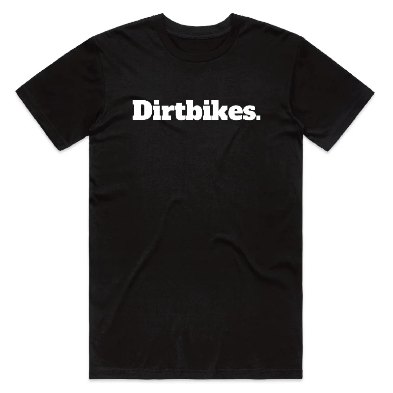 sienna textured t-shirts -Black Dirtbikes. Tee