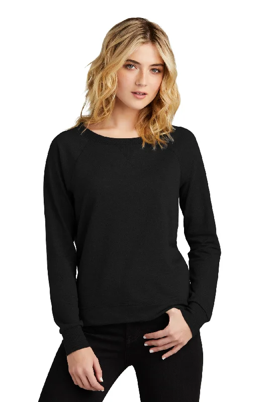 ombre vibe t-shirts -District Women's Featherweight French Terry™ Long Sleeve Crewneck DT672