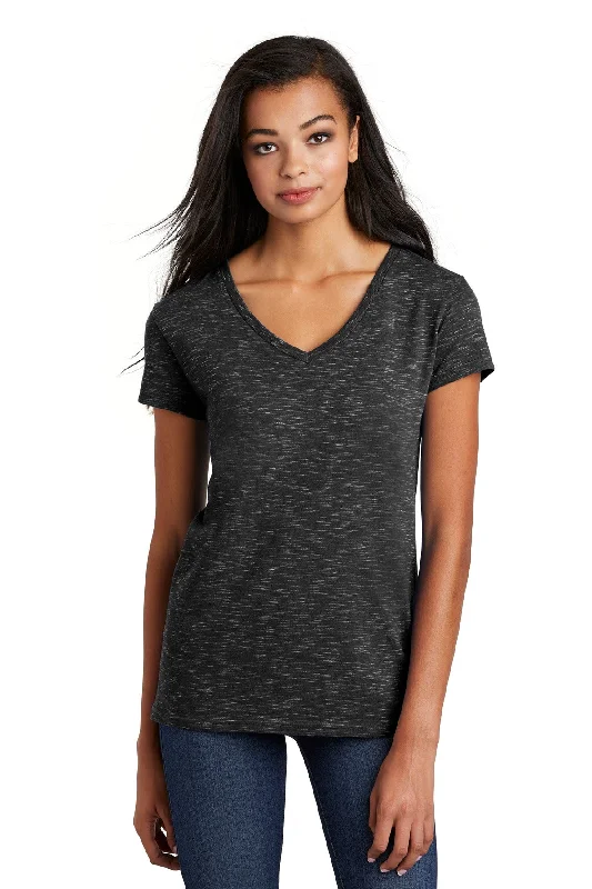 worn-in t-shirts -District Women's Medal V-Neck Tee. DT664