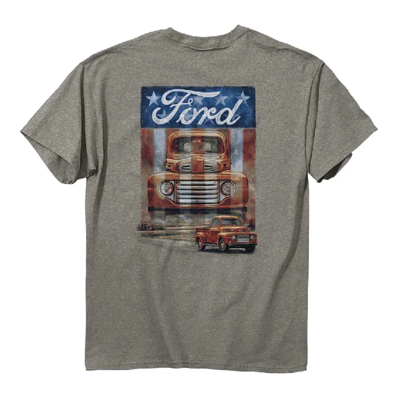 deep scoop t-shirts -Ford - F-3 Country Roads Truck T-Shirt