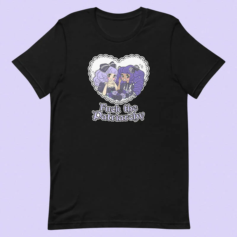 snug soft t-shirts -"Fuck the Patriarchy" (Pastel Goth) T-Shirt