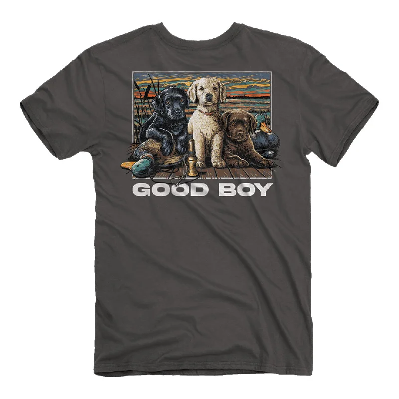 maternity dusk t-shirts -Good Boy - Pups and Ducks T-Shirt