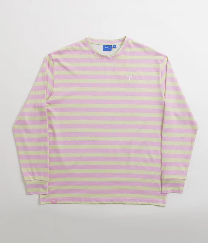 polo bold t-shirts -Helas Will Long Sleeve T-Shirt - Yellow / Pink