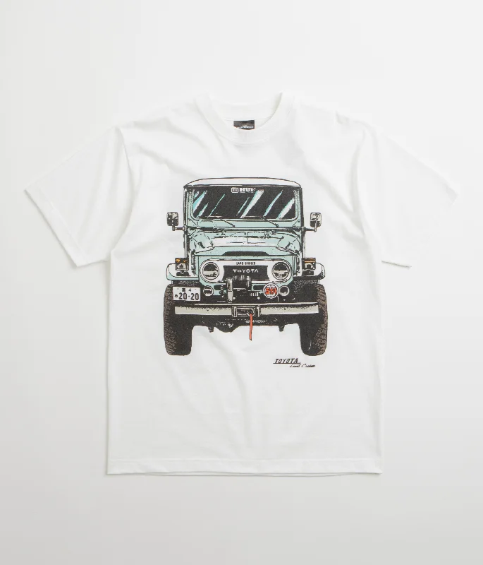 bronze marble t-shirts -HUF x Toyota Sixties T-Shirt - White