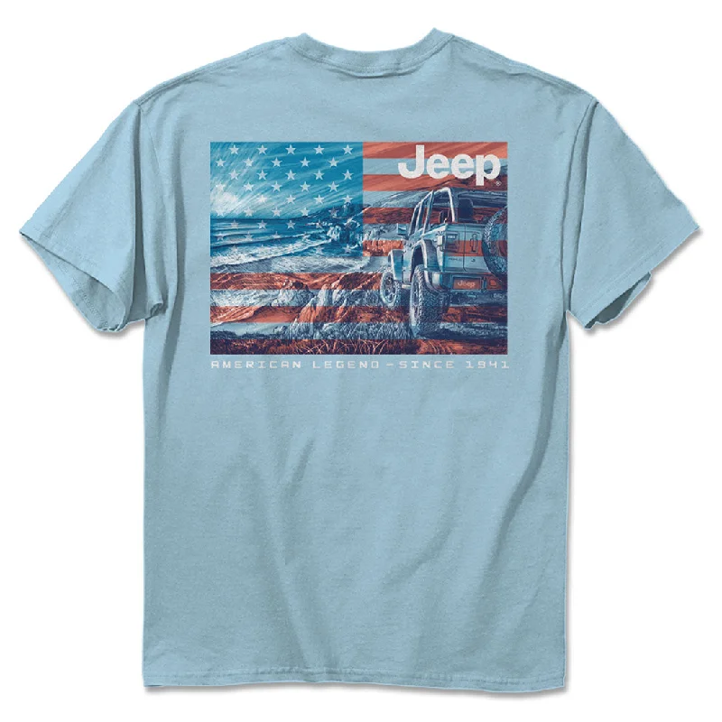 active tank t-shirts -Jeep - American Shore T-Shirt