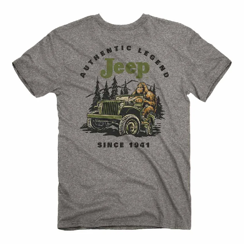 orchid short t-shirts -Jeep - Sasquatch Legend T-Shirt