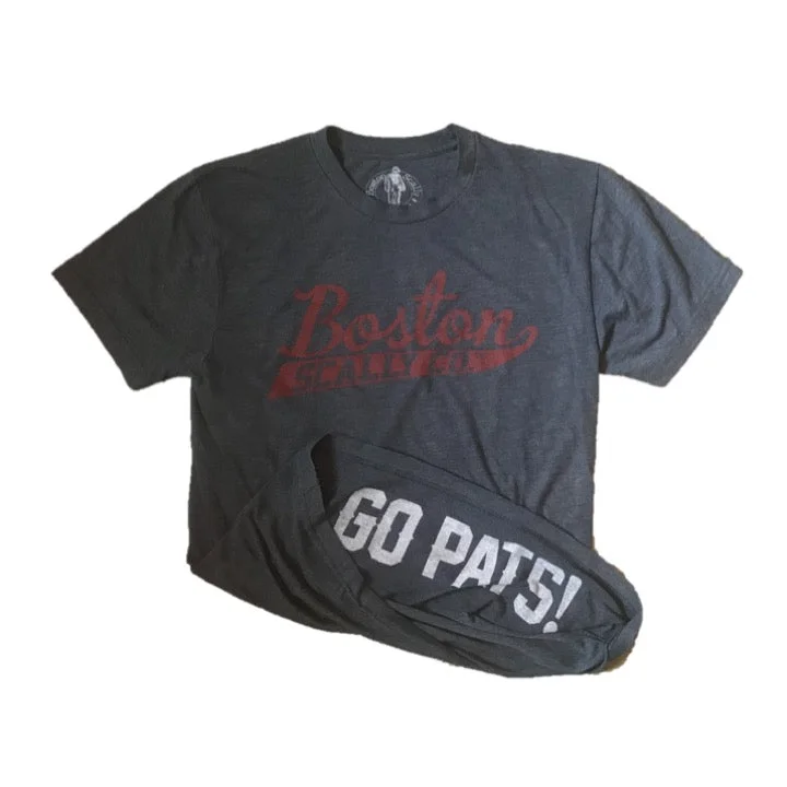 zinc vibe t-shirts -Boston Scally The Go Pats Tee - Patriot Blue