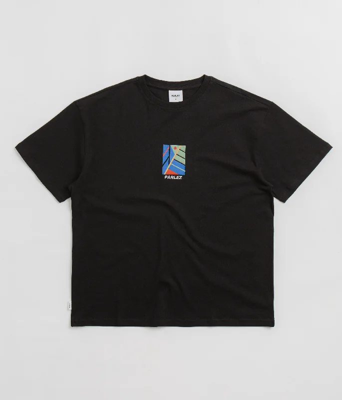 shadow tone t-shirts -Parlez Graft Oversized T-Shirt - Black