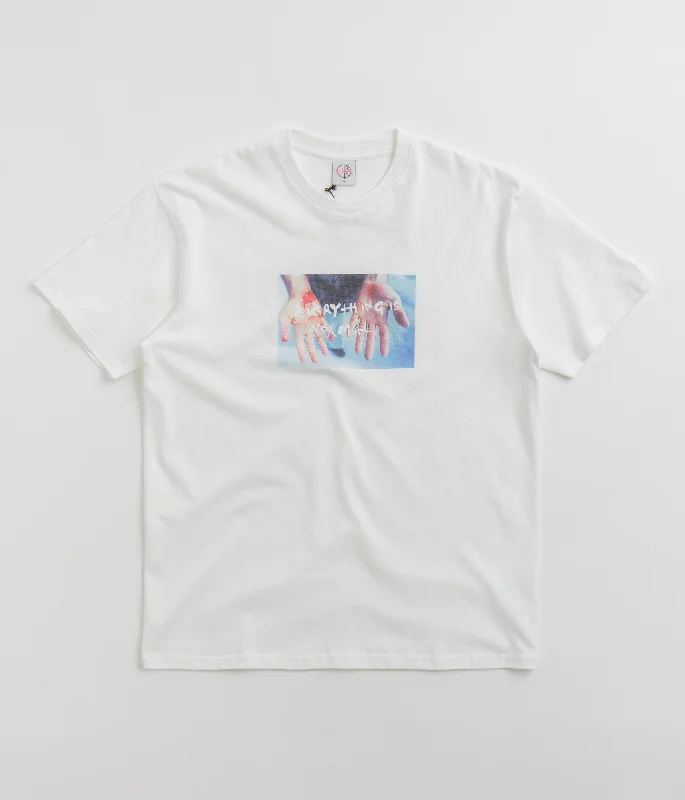 mauve vibe t-shirts -Polar Commitment T-Shirt - White