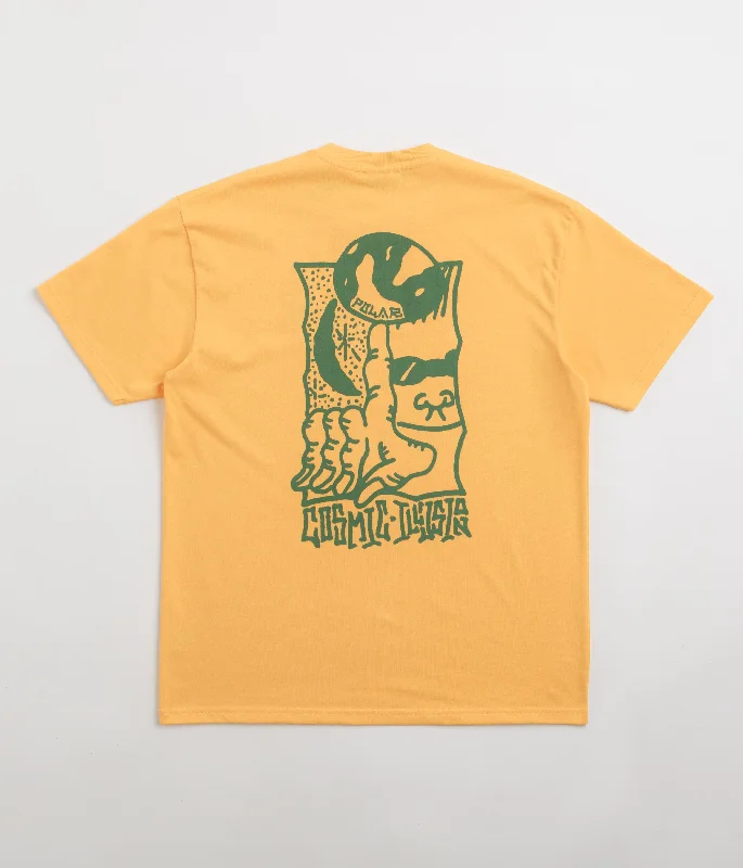 seed knit t-shirts -Polar Cosmic T-Shirt - Yellow