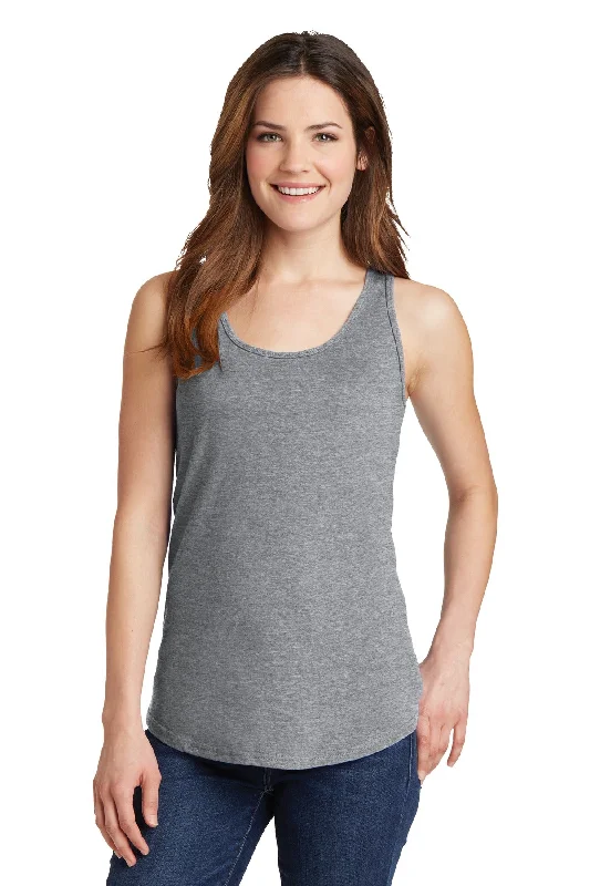 flare gym t-shirts -Port & Company Ladies Core Cotton Tank Top. LPC54TT