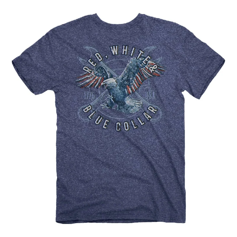 plus vibe t-shirts -Red, White, and Blue Collar - Eagle T-Shirt