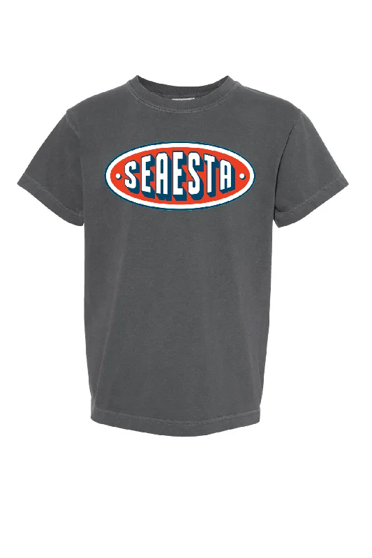 teal faded t-shirts -Seaesta Fuel Tee / Youth / Faded Grey