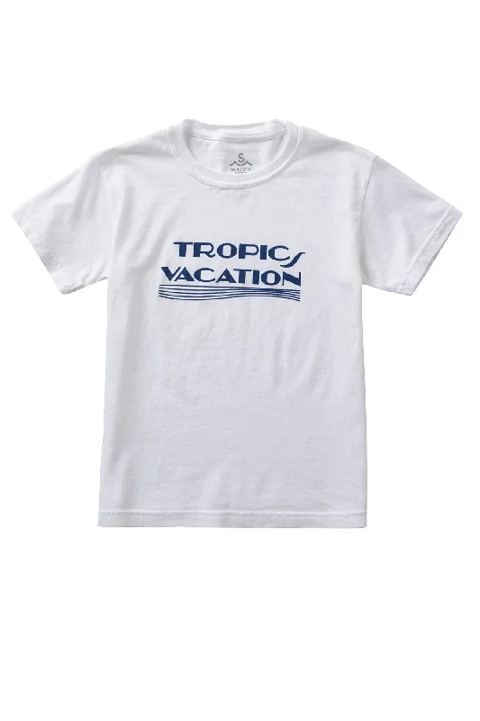 beige chill t-shirts -Seaesta Surf x Leah Bradley / Vacation Tee / YOUTH