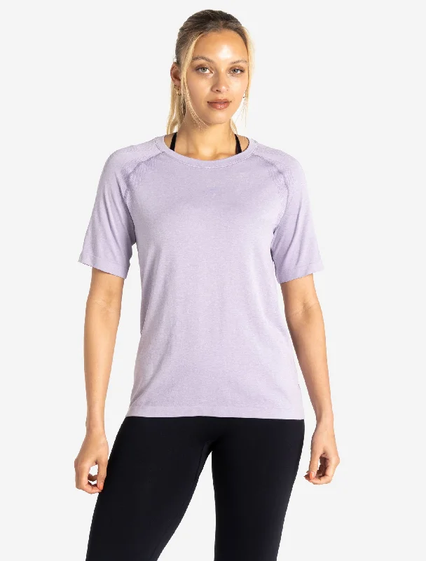 chalk chill t-shirts -Seamless T-Shirt - Lilac Marl