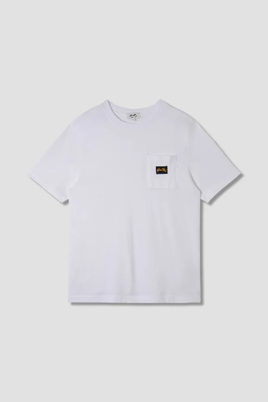 ecru bold t-shirts -Patch Pocket Tee (White)