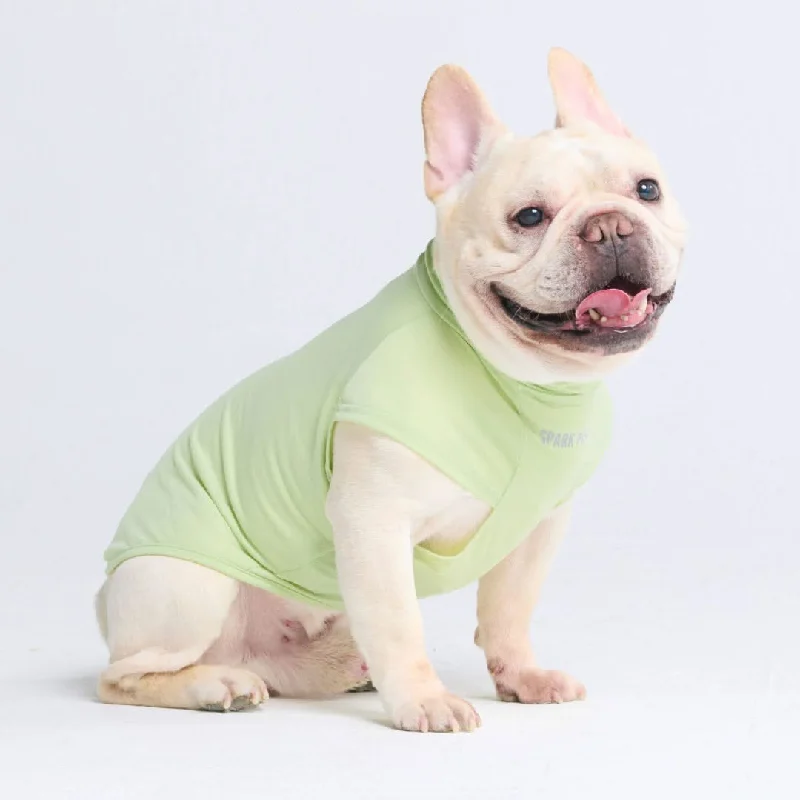 plus faded t-shirts -Sunblock Dog T-Shirt - Light Sage