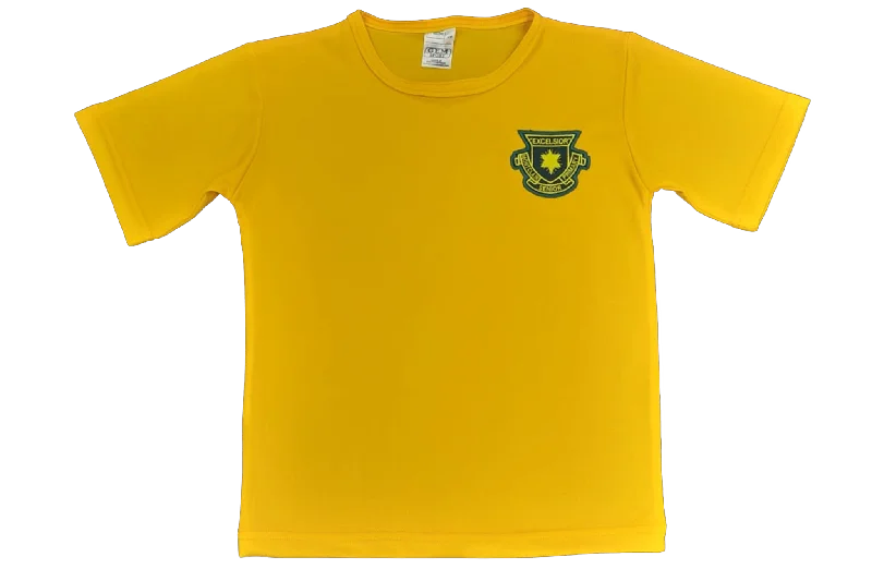 waffle soft t-shirts -T-Shirt EMB - Montclair - Yellow