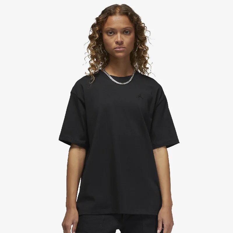 cedar green t-shirts -Jordan | WMN'S ESSENTIALS TOP  { BLACK